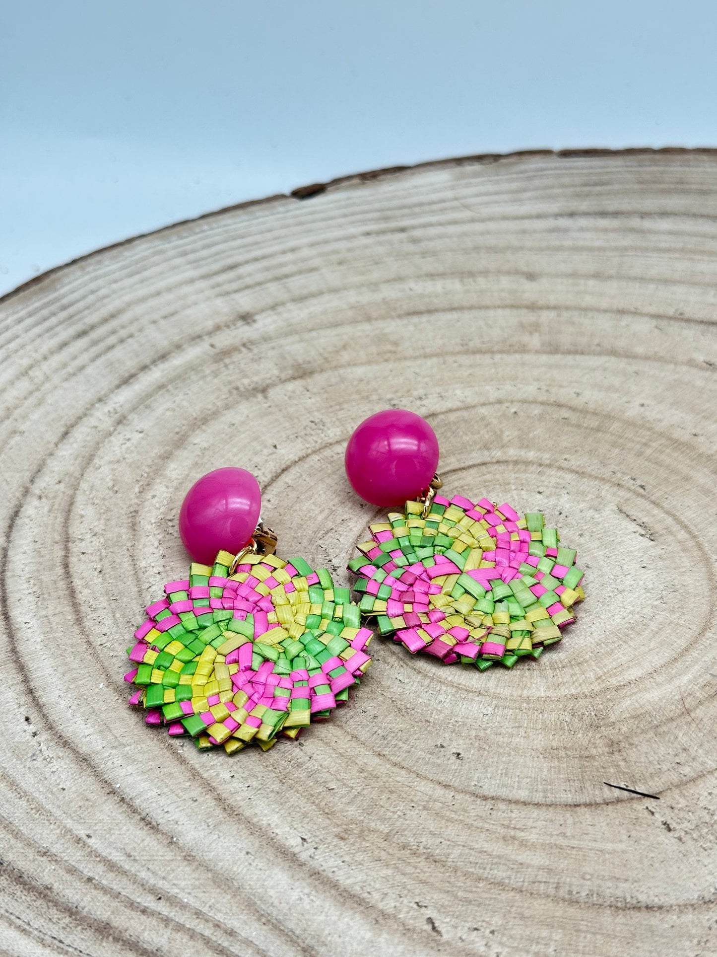 Boucles d’oreilles RAMBOUTAN  - Francine BRAMLI