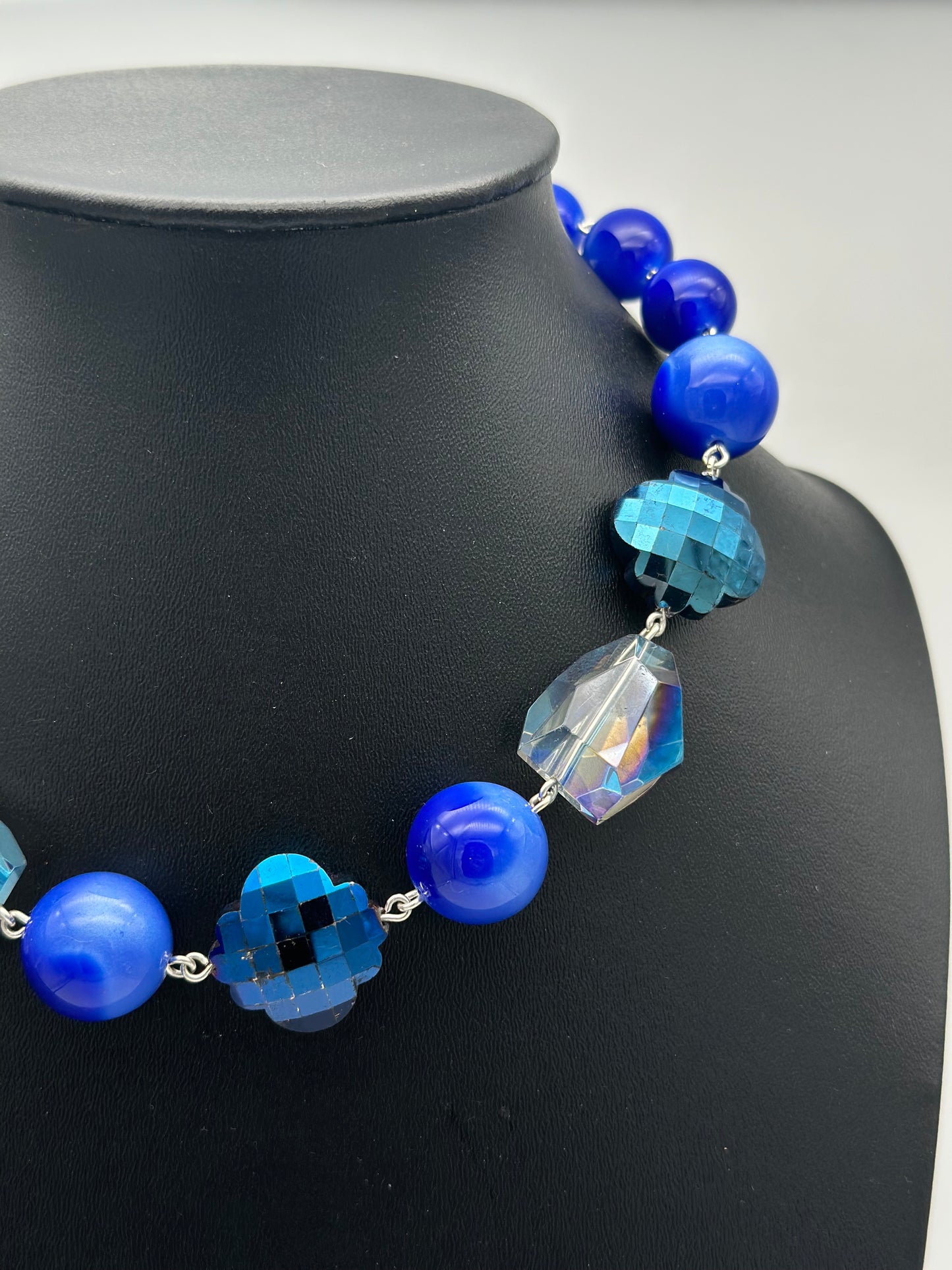Collier bleu - Francine BRAMLI