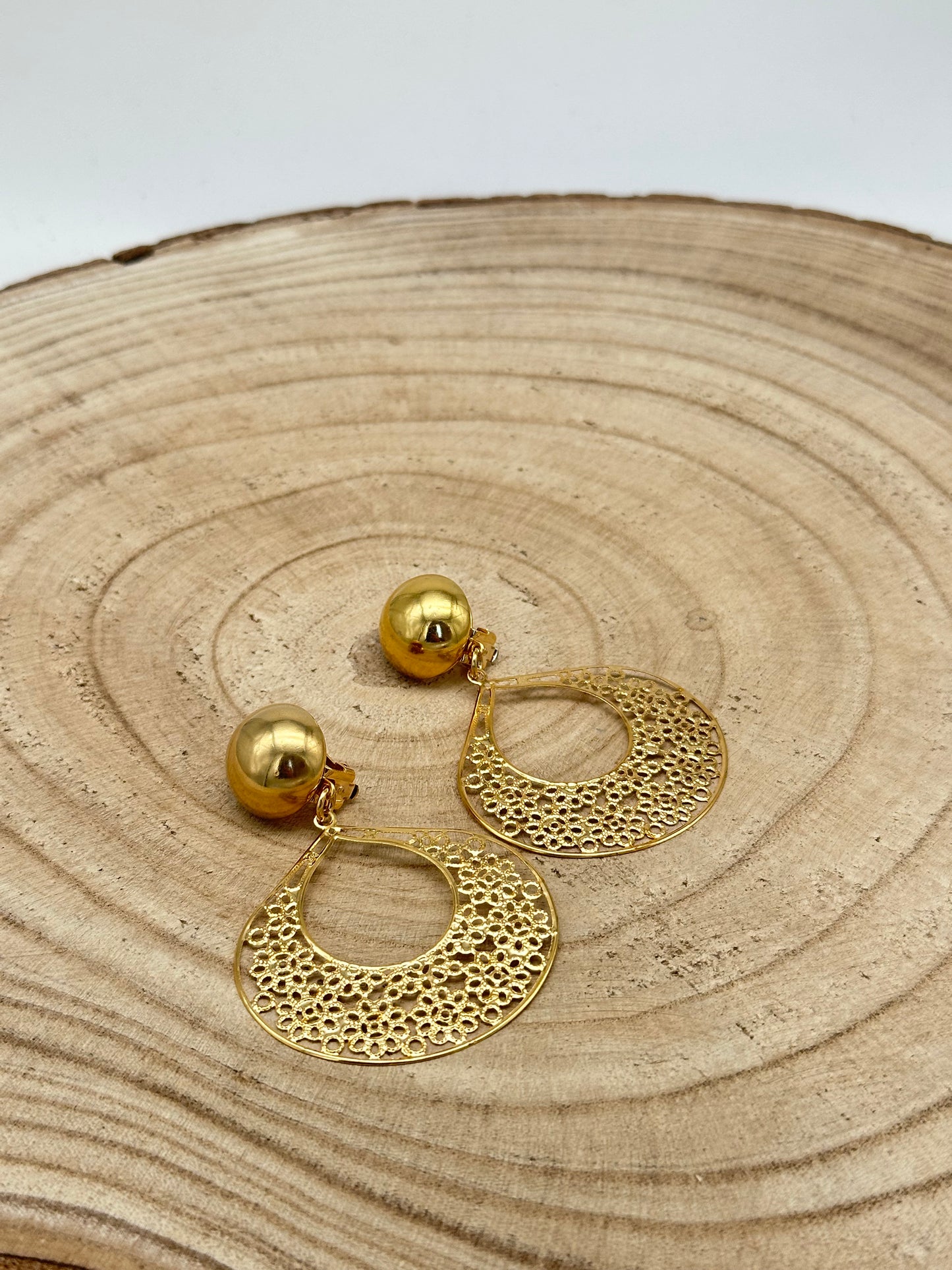 Boucles d’oreilles Floral - Francine BRAMLI