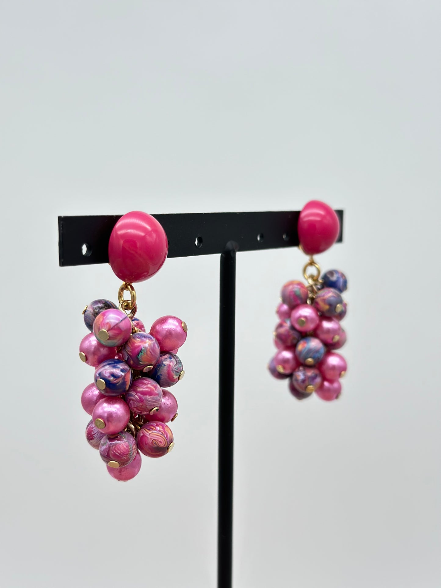 Boucles d’oreilles GRAPPE - Francine BRAMLI
