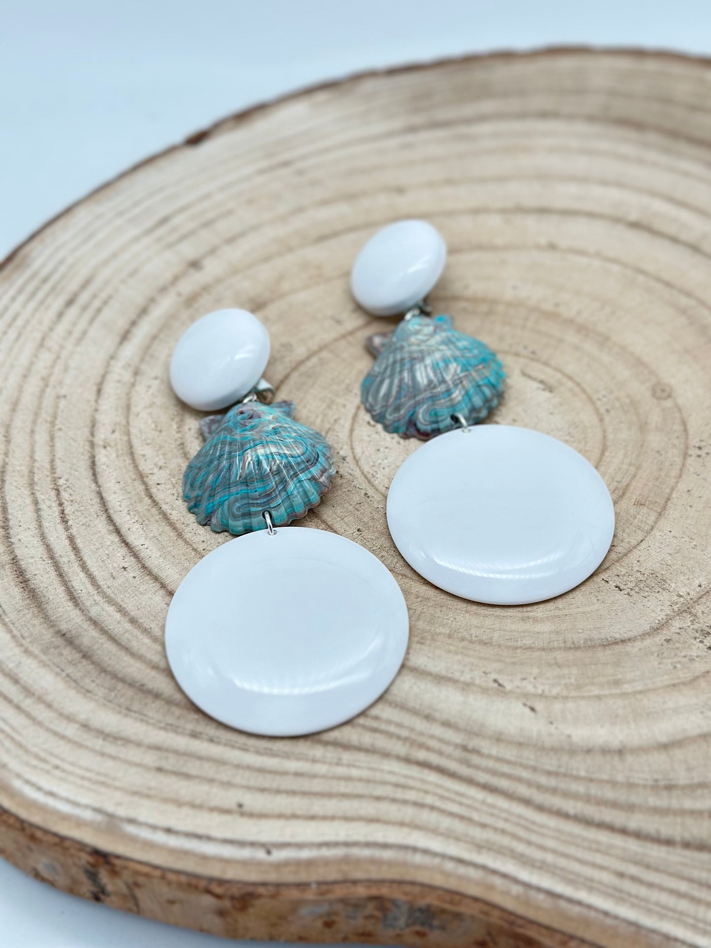 Boucles d’oreilles Coquillage  - Francine BRAMLI