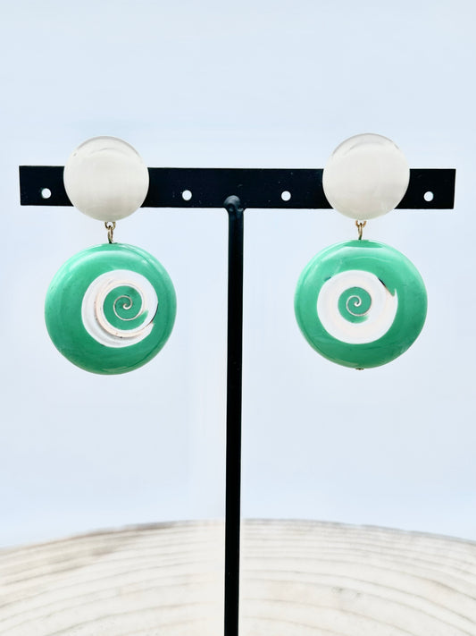 BOUCLES D’OREILLES SPIRALES - FRANCINE BRAMLI