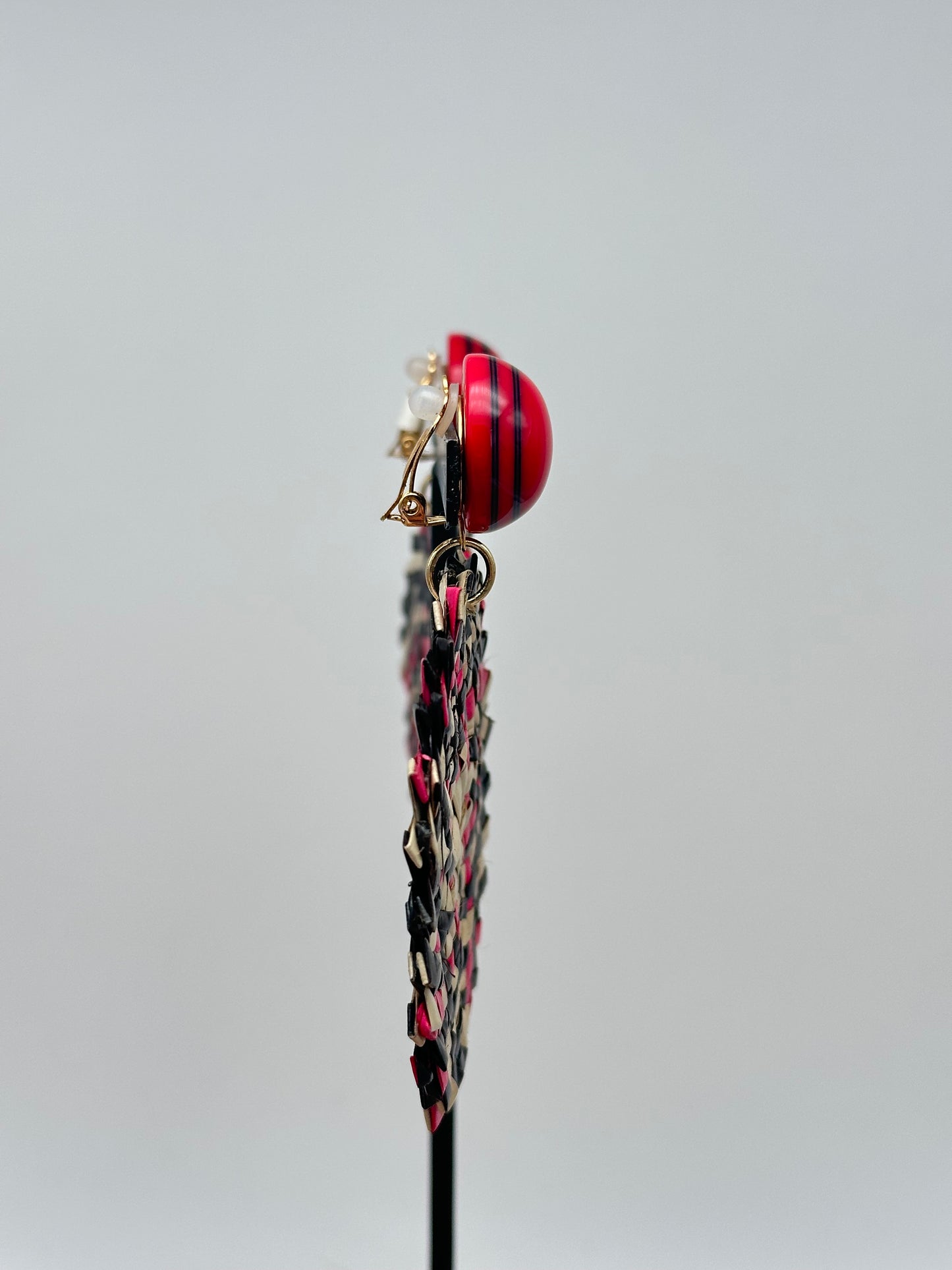 Boucles d’oreilles RAMBOUTAN  - Francine BRAMLI