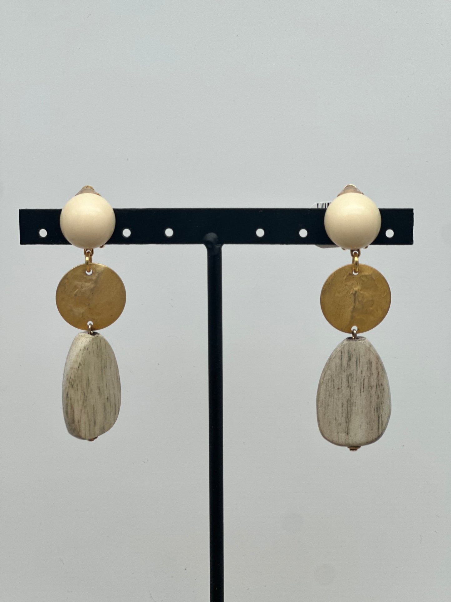 Boucles d’oreilles BOIS - Francine BRAMLI