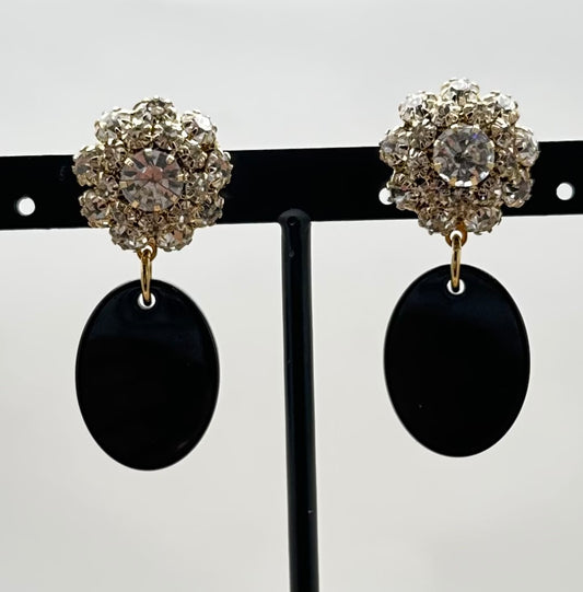 BOUCLES D'OREILLES ÉLÉMENTS SCINTILLANTS - Francine BRAMLI