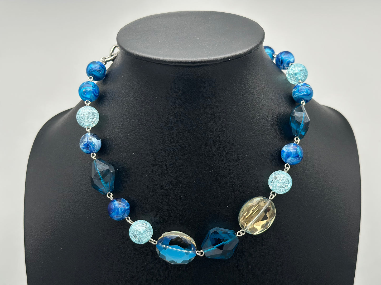 Collier bleu - Francine BRAMLI