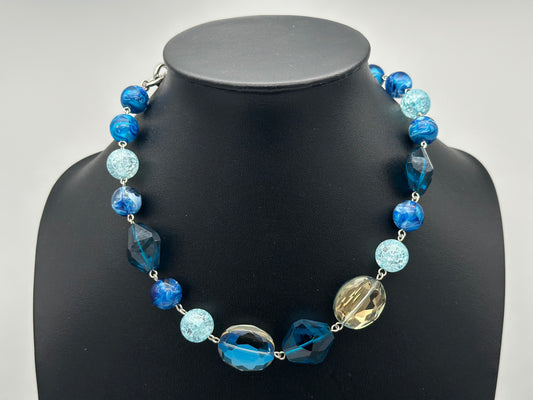 Collier bleu - Francine BRAMLI