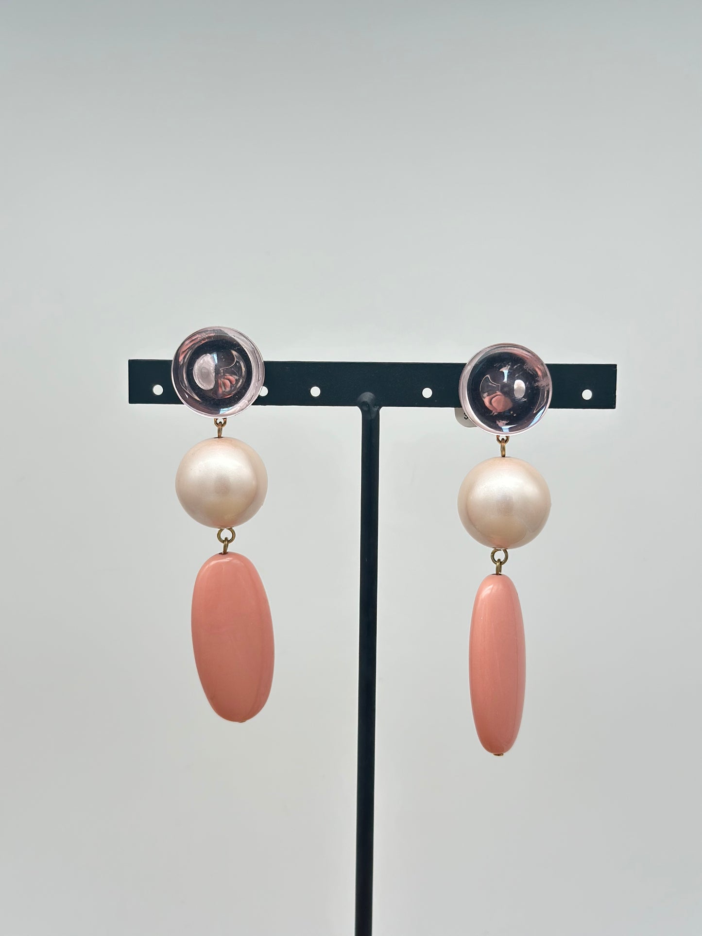 Boucles d’oreilles perles  - Francine BRAMLI