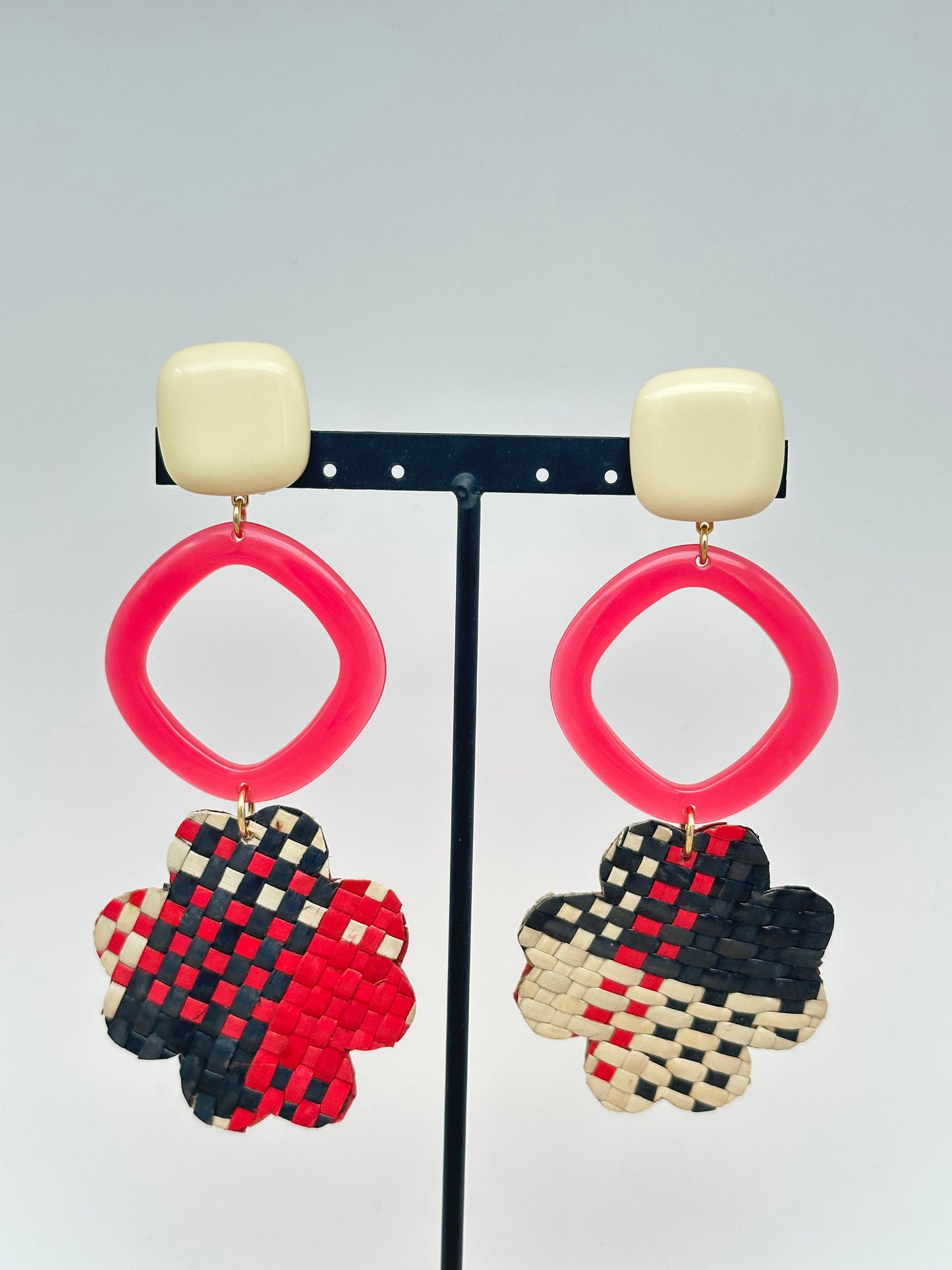 Boucles d’oreilles RAPHIA  - Francine BRAMLI