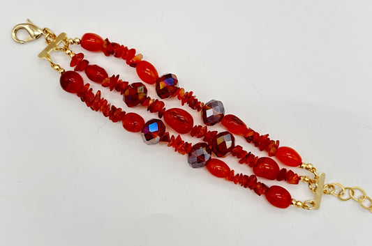 BRACELET ÉLÉMENTS SCINTILLANTS Francine BRAMLI