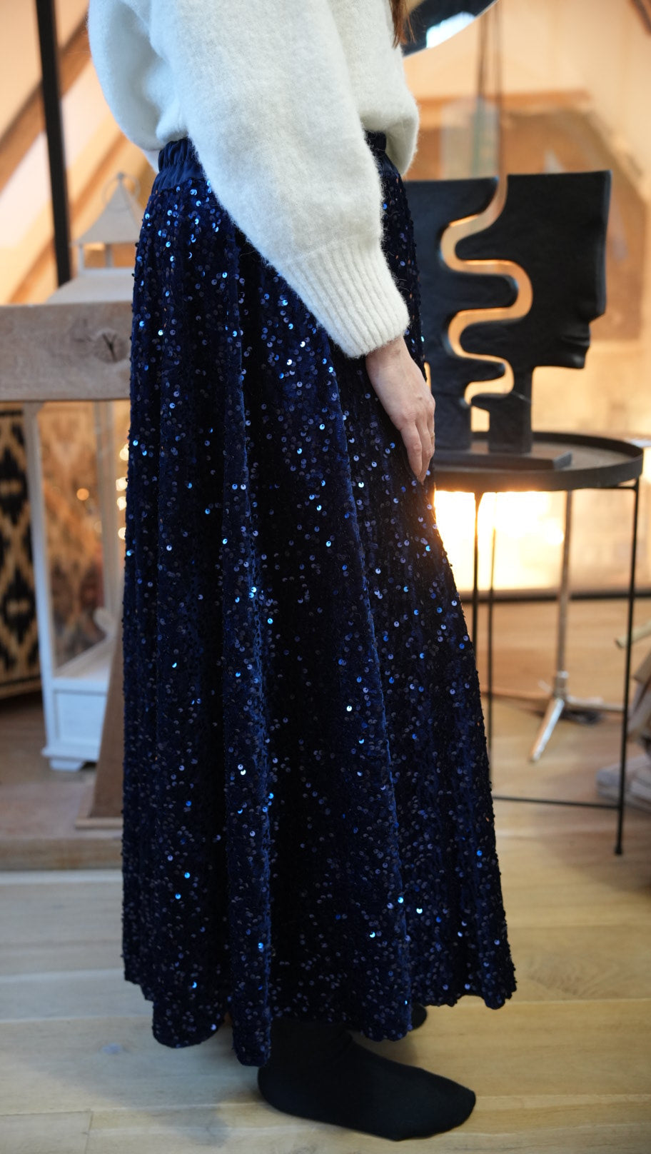Jupe à sequins