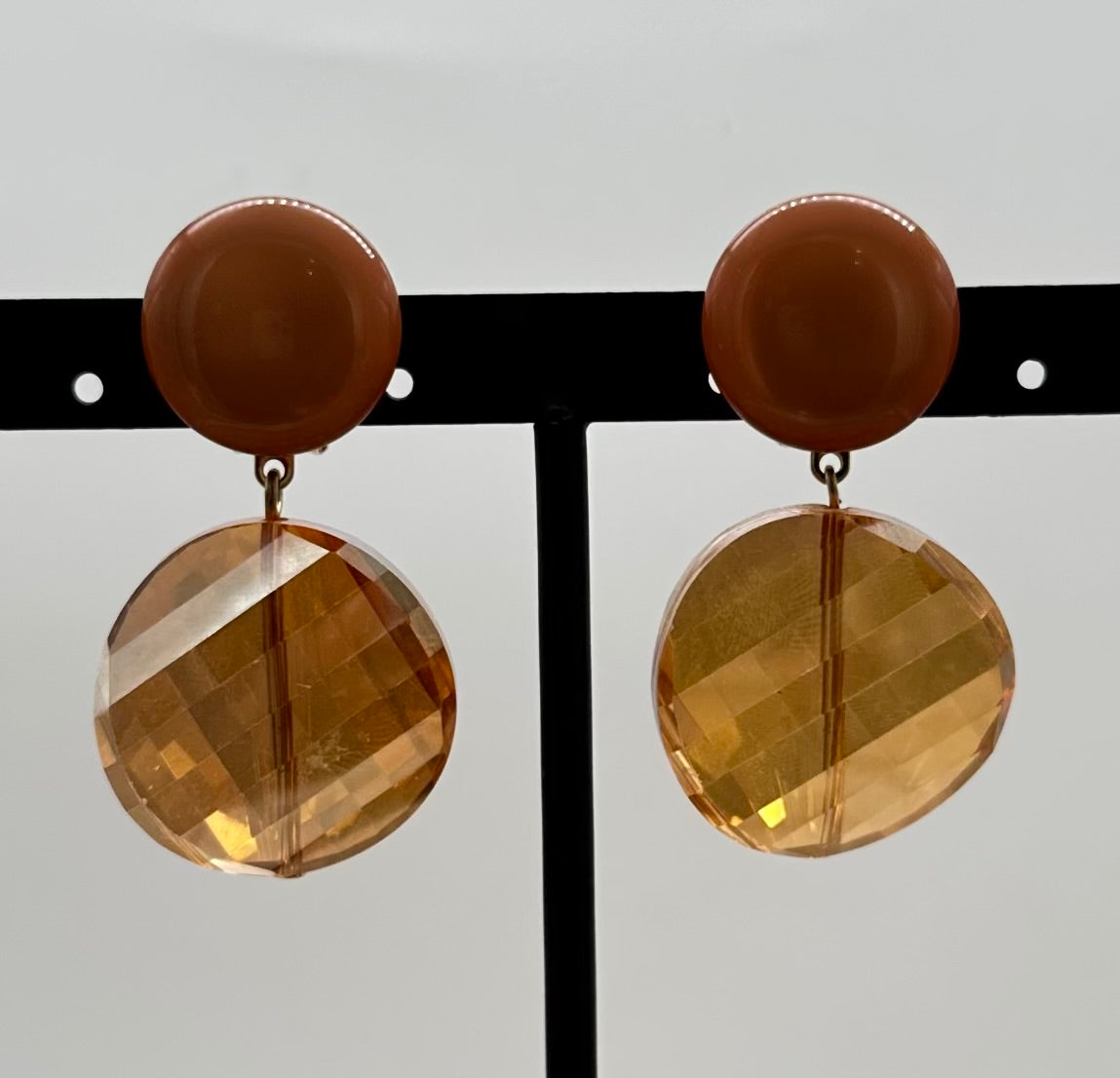 BOUCLES D'OREILLES ÉLÉMENTS SCINTILLANTS - Francine BRAMLI
