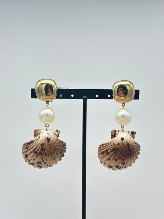 Boucles d’oreilles coquillage - Francine BRAMLI