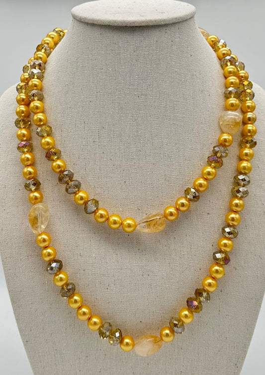 COLLIER ÉLÉMENTS SCINTILLANTS - Francine BRAMLI