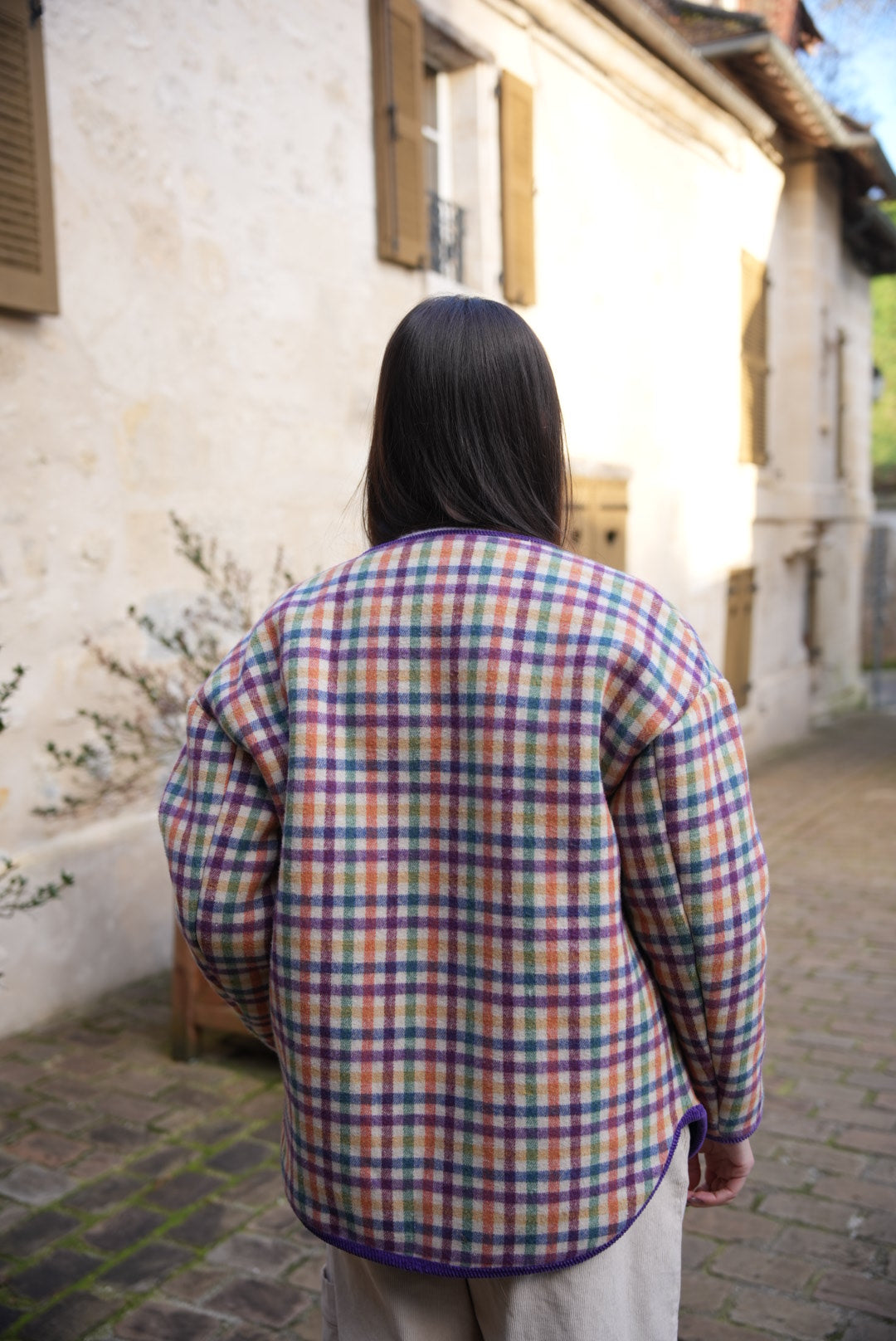 Veste à carreaux - Johanna Paris
