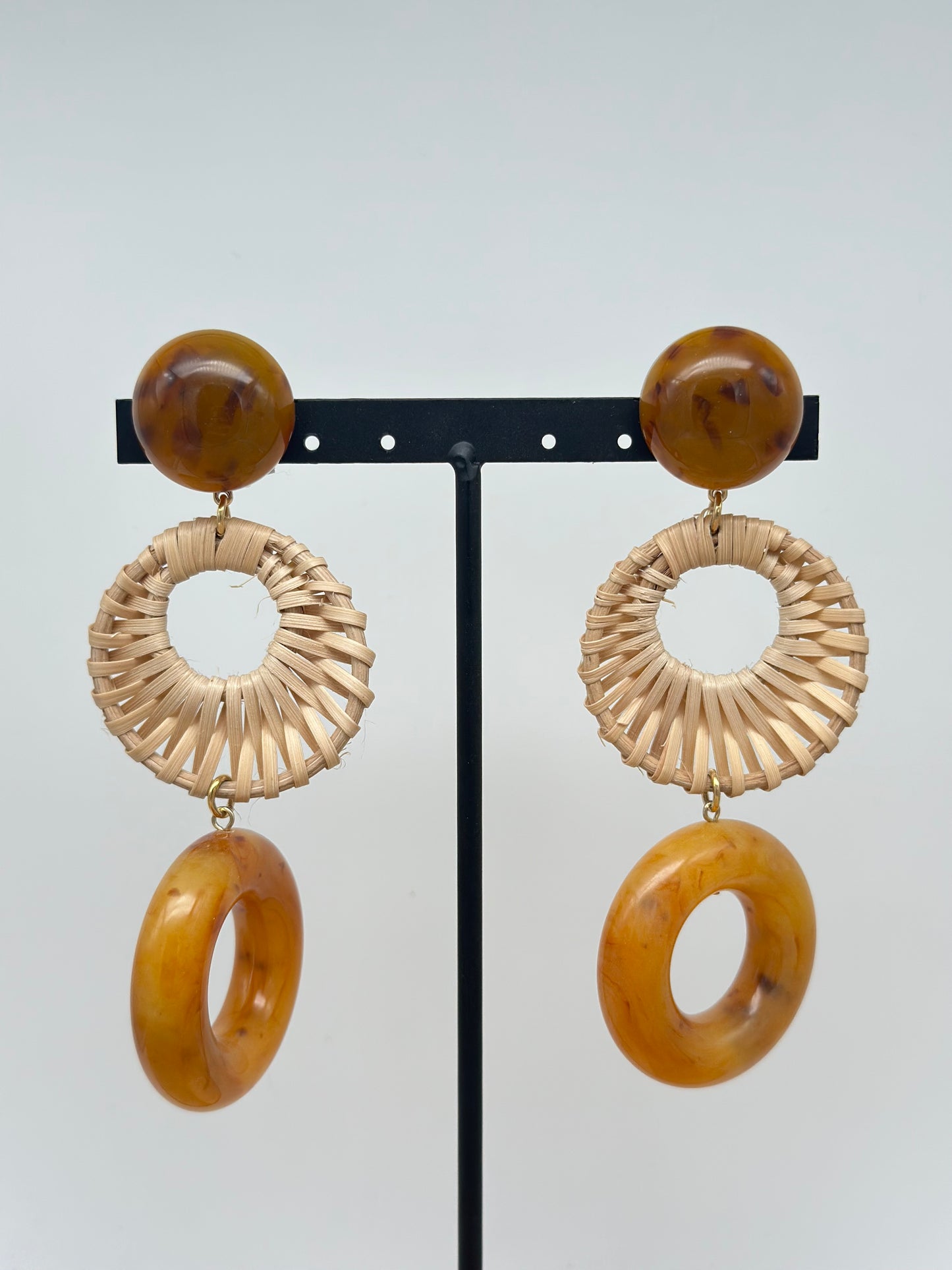 Boucles d’oreilles RAPHIA  - Francine BRAMLI