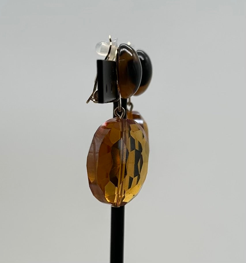BOUCLES D'OREILLES ÉLÉMENTS SCINTILLANTS - Francine BRAMLI