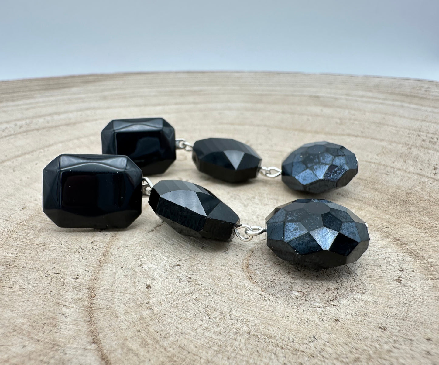 BOUCLES D’OREILLES ÉLÉMENTS SCINTILLANTS - Francine BRAMLI