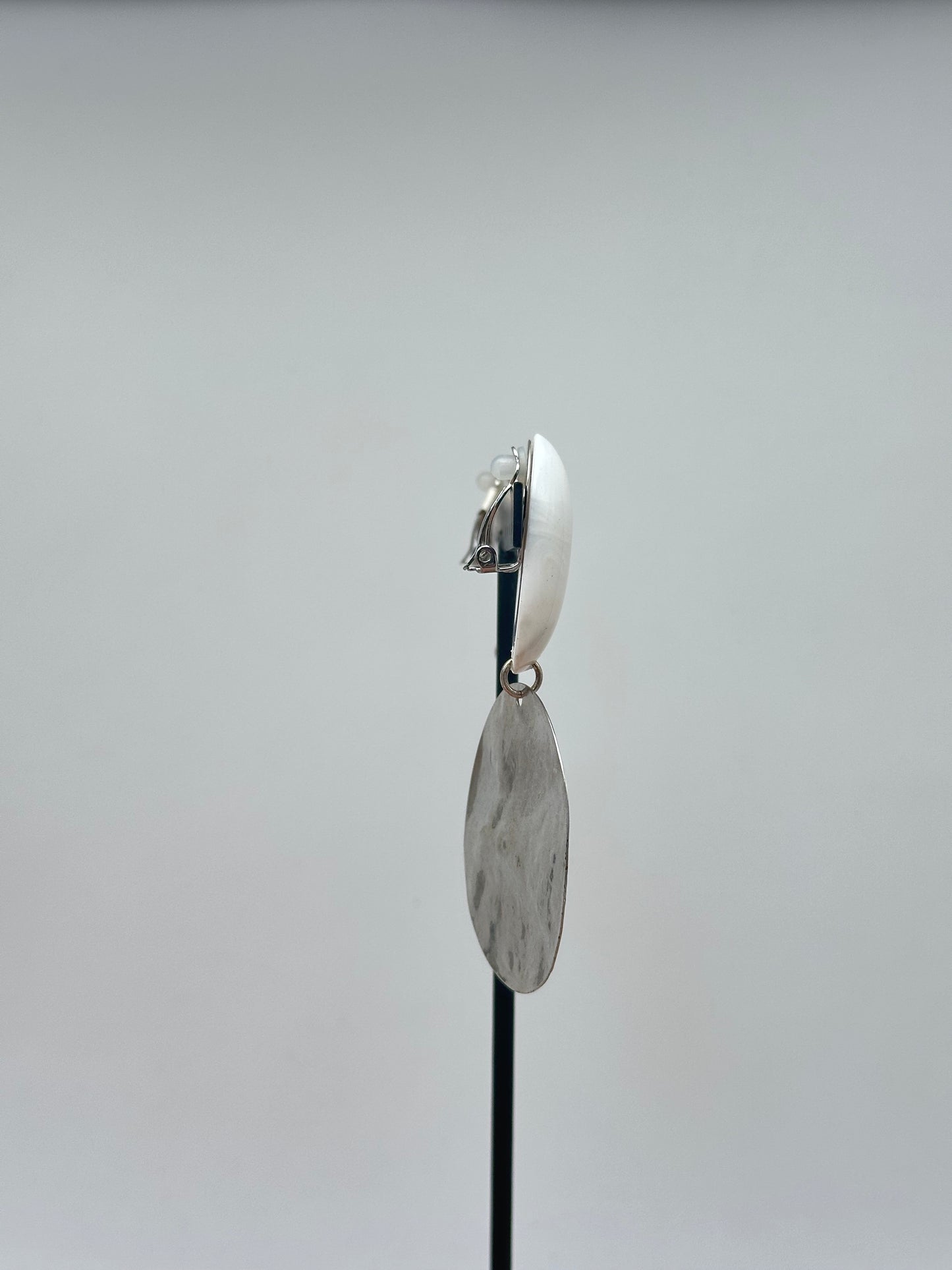 Boucles d’oreilles plaque - Francine BRAMLI