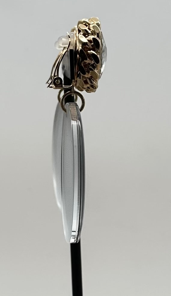 BOUCLES D'OREILLES ÉLÉMENTS SCINTILLANTS - Francine BRAMLI