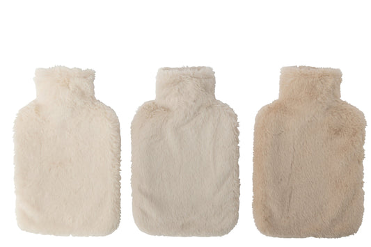 Bouillotte blanc/beige