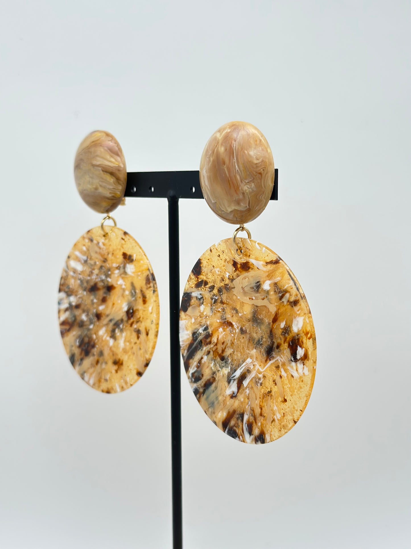 Boucles d’oreilles Nougatine - Francine BRAMLI