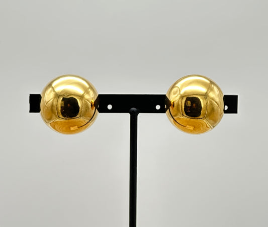 BOUCLES D'OREILLES CABOUCLES D'OREILLESCHONS DORÉS - Francine BRAMLI