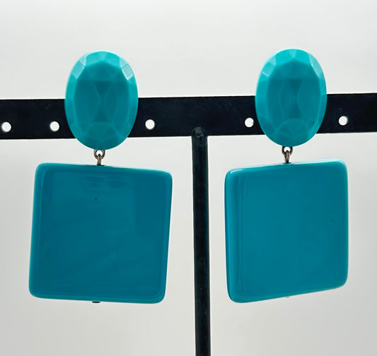 BOUCLES D'OREILLES TURQUOISE - Francine BRAMLI
