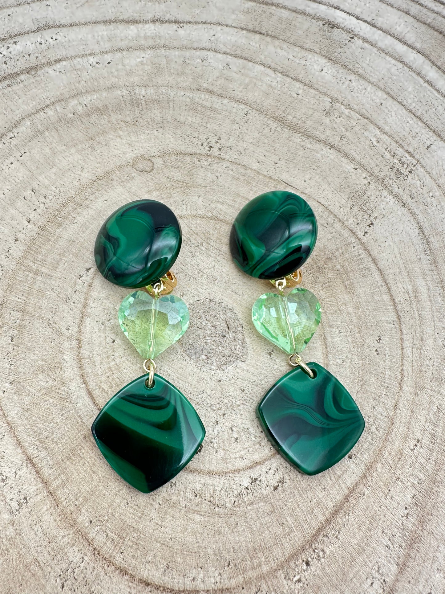 BOUCLES D’OREILLES ÉLÉMENTS SCINTILLANTS - Francine BRAMLI