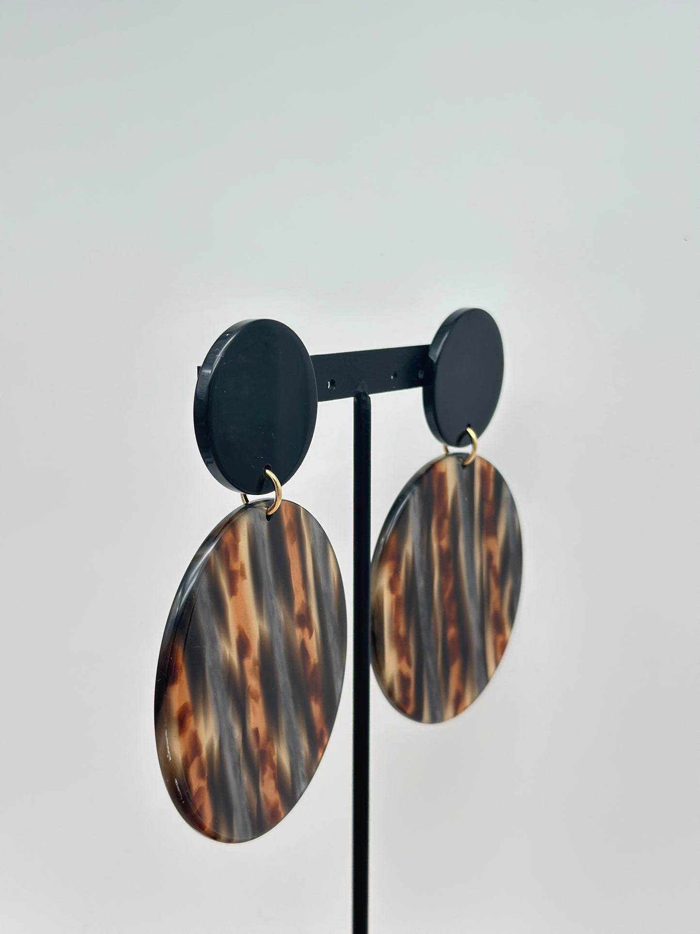 Boucles d’oreilles PLAQUES - Francine BRAMLI