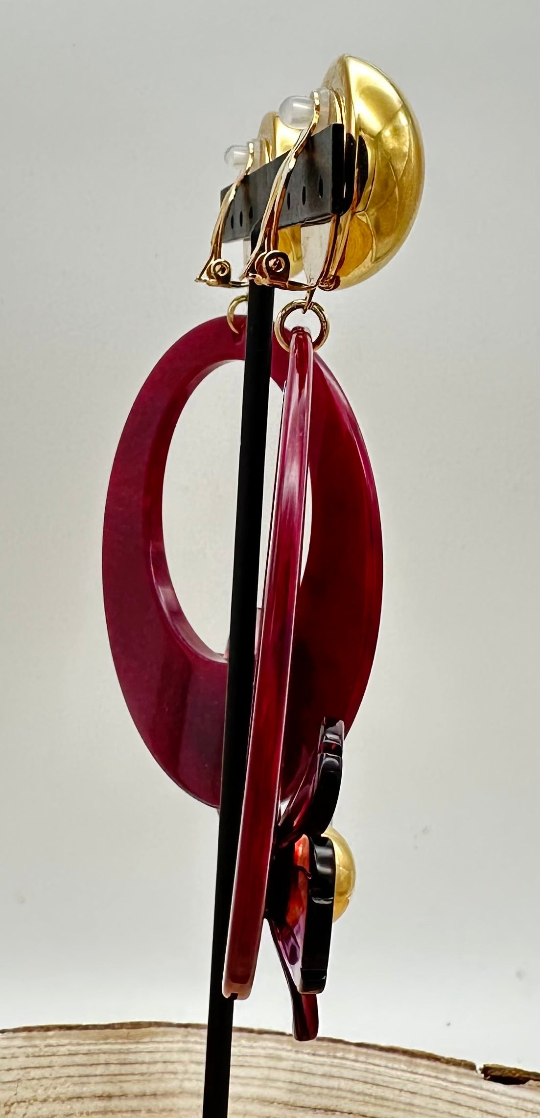BOUCLES D'OREILLES VIOLETTE - Francine BRAMLI