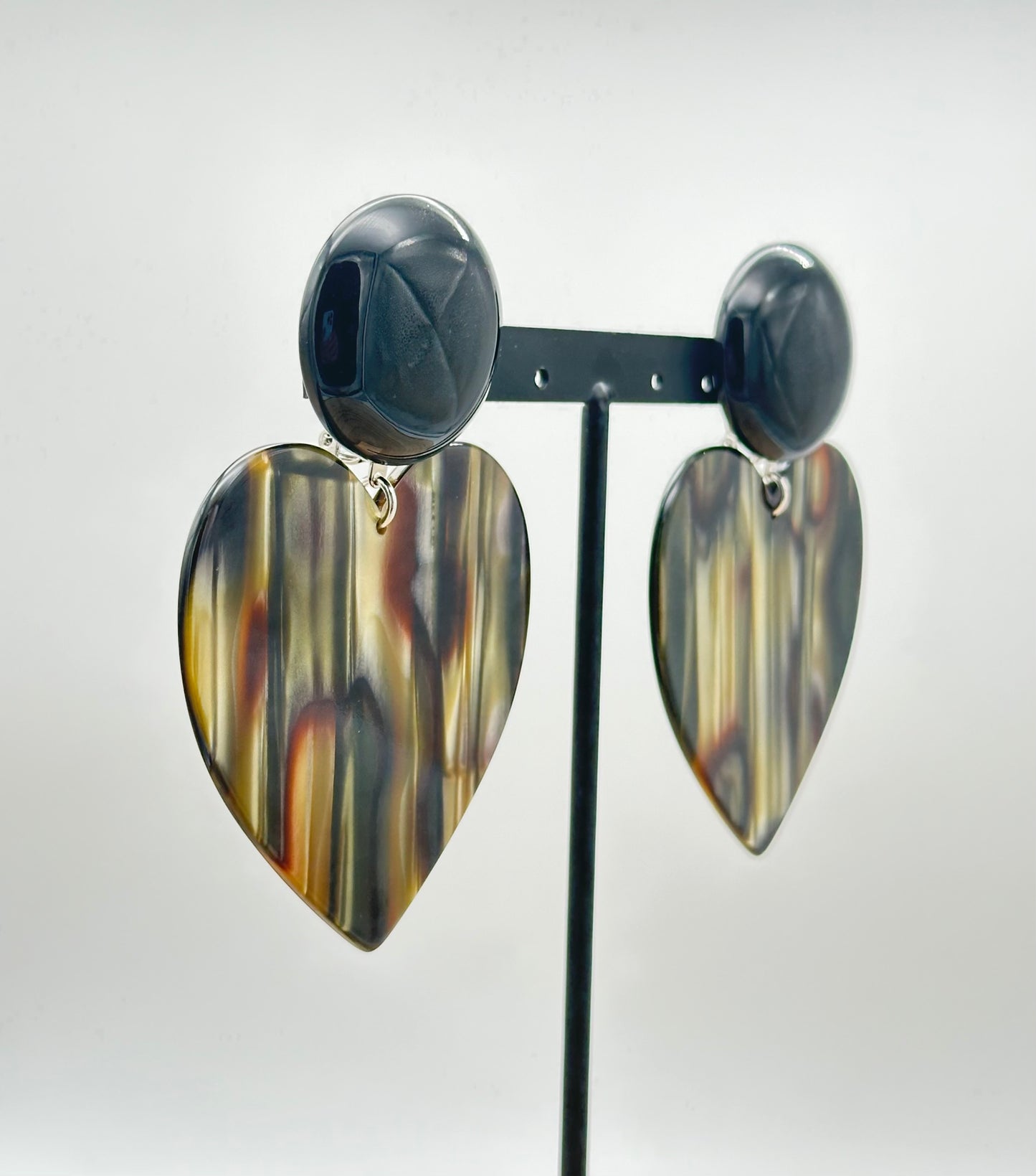 BOUCLES D'OREILLES COEURS - Francine BRAMLI