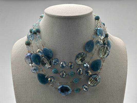 BOUCLES D'OREILLES COLLIER 4 rangs - Francine BRAMLI