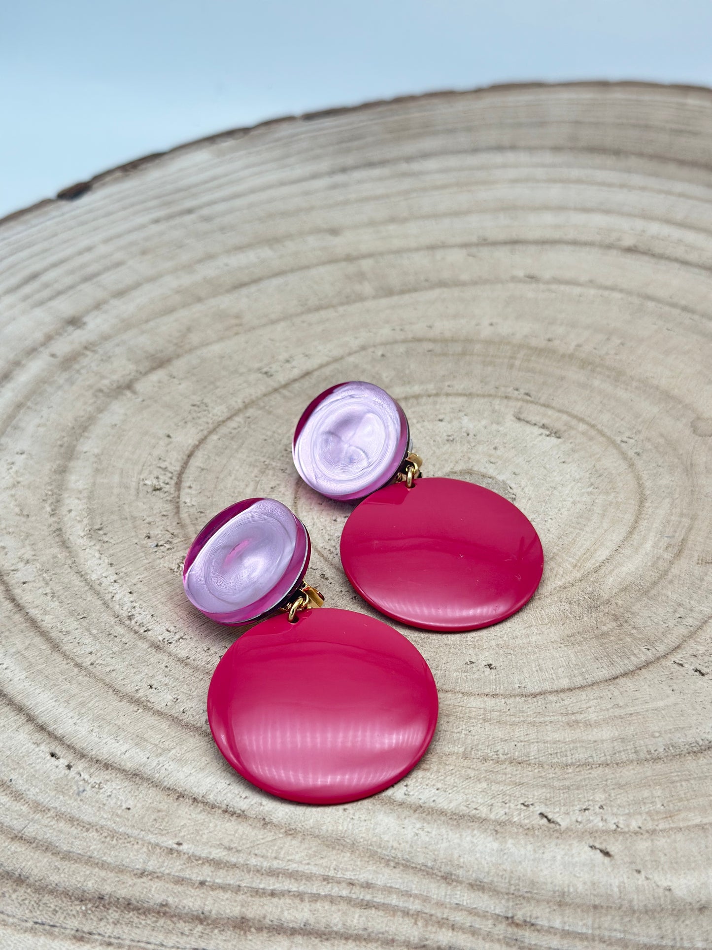 Boucles d’oreilles Plaques - Francine BRAMLI
