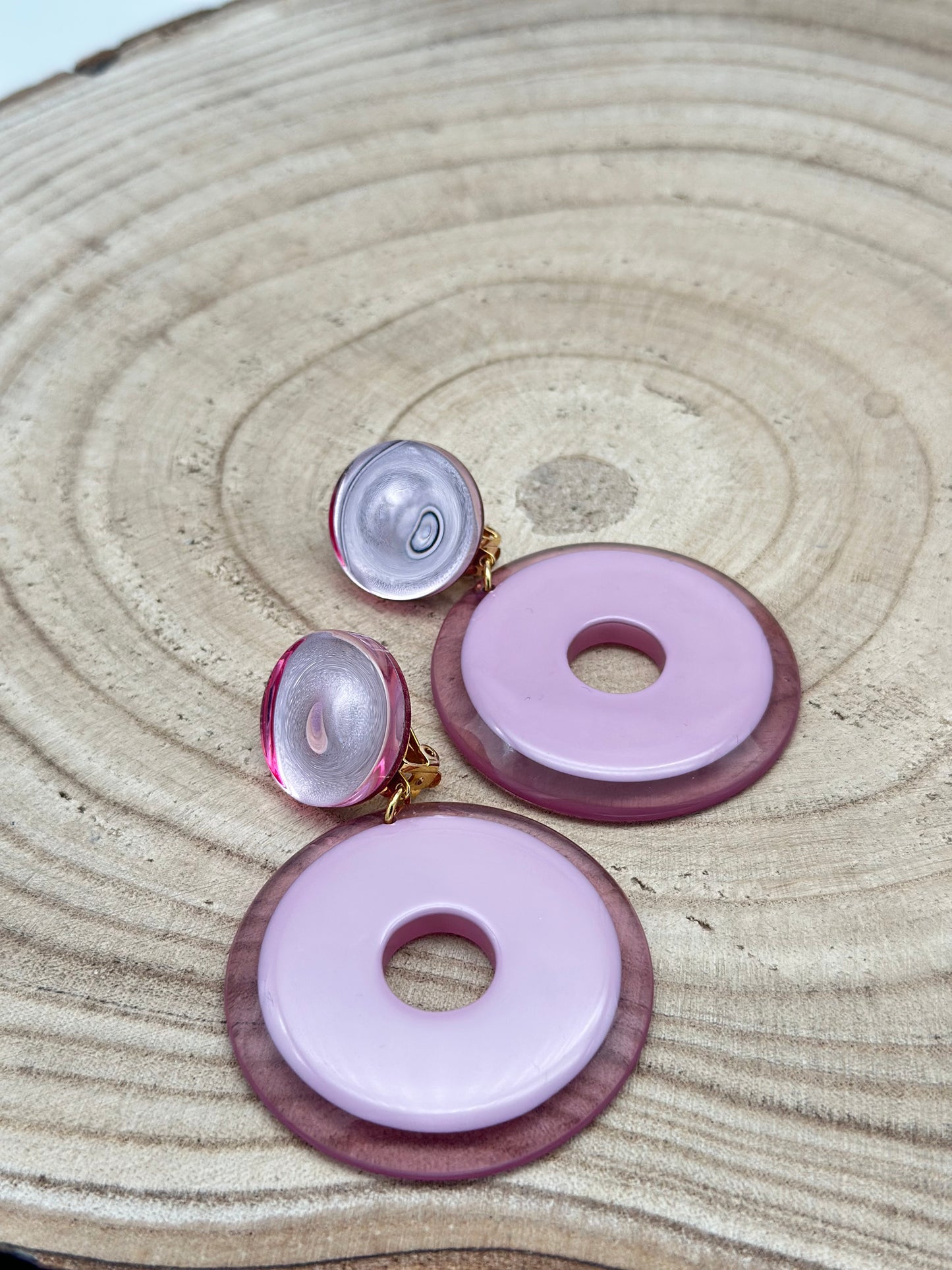 Boucles d’oreilles VINYLE - Francine BRAMLI