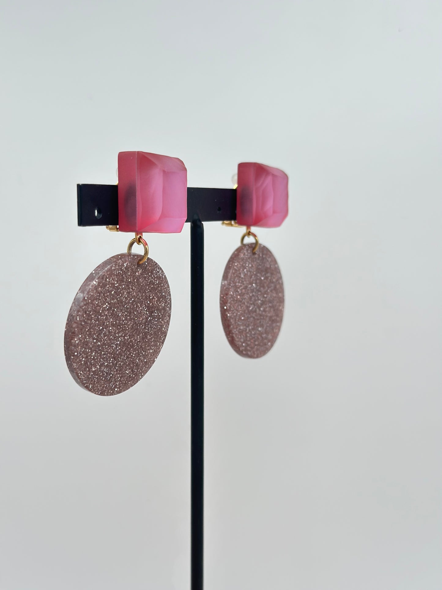 Boucles d’oreilles PLAQUES - Francine BRAMLI