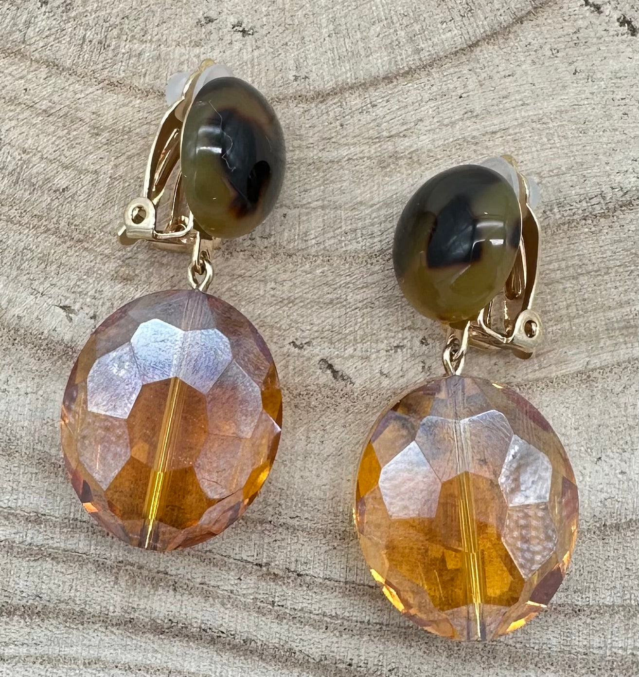 BOUCLES D'OREILLES ÉLÉMENTS SCINTILLANTS - Francine BRAMLI