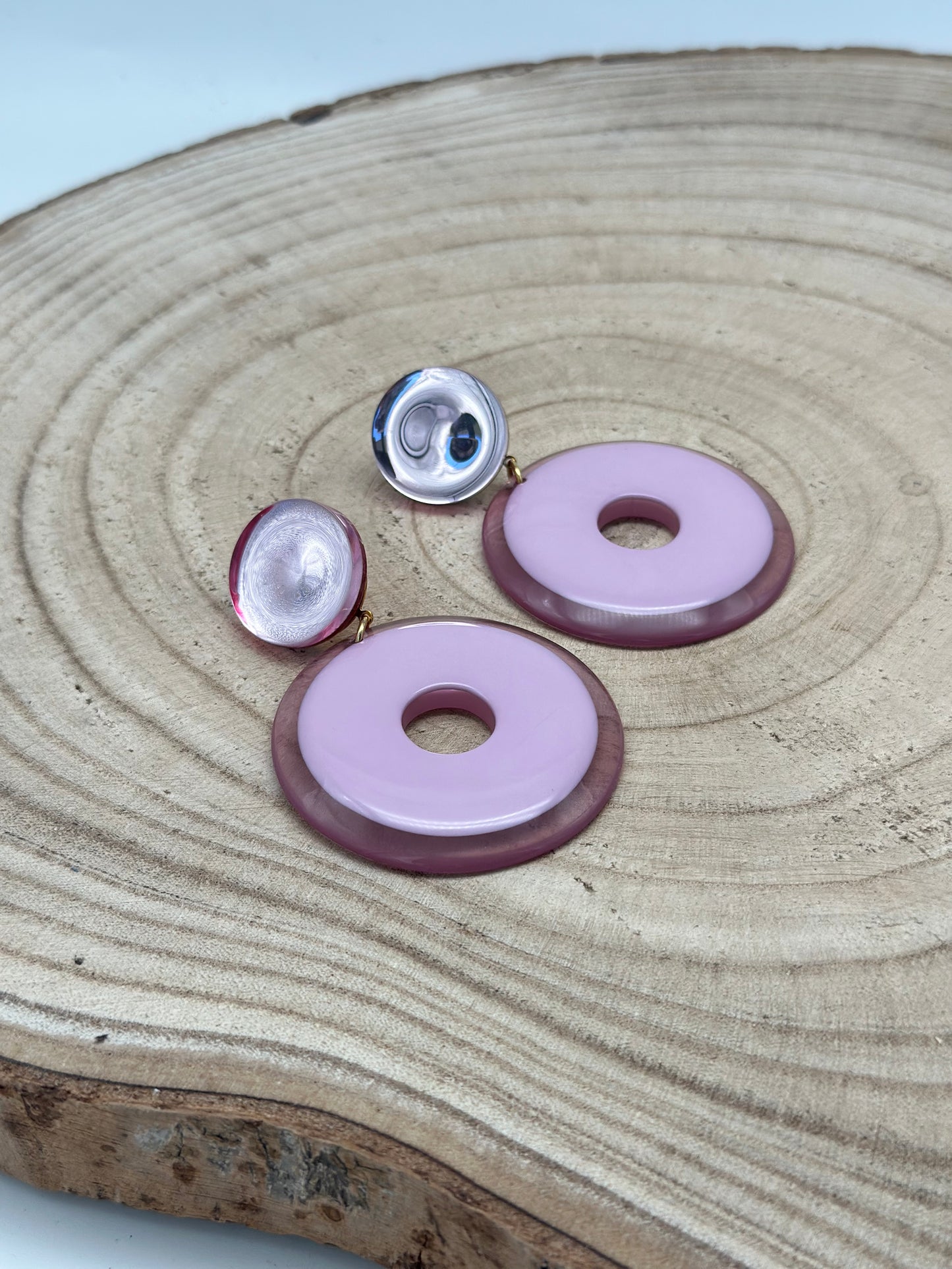 Boucles d’oreilles VINYLE - Francine BRAMLI