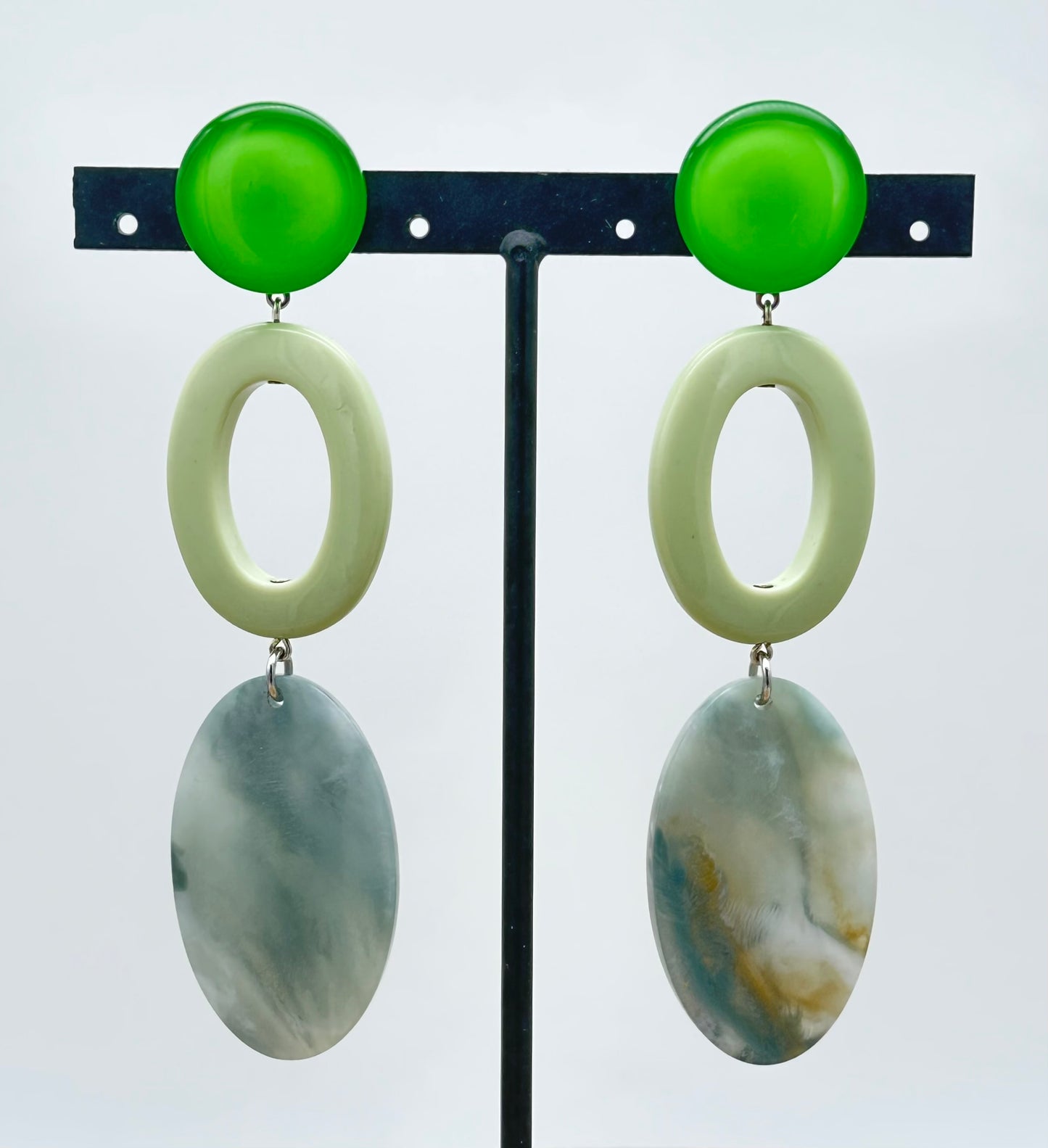 BOUCLES D’OREILLES PLAQUES - Francine BRAMLI