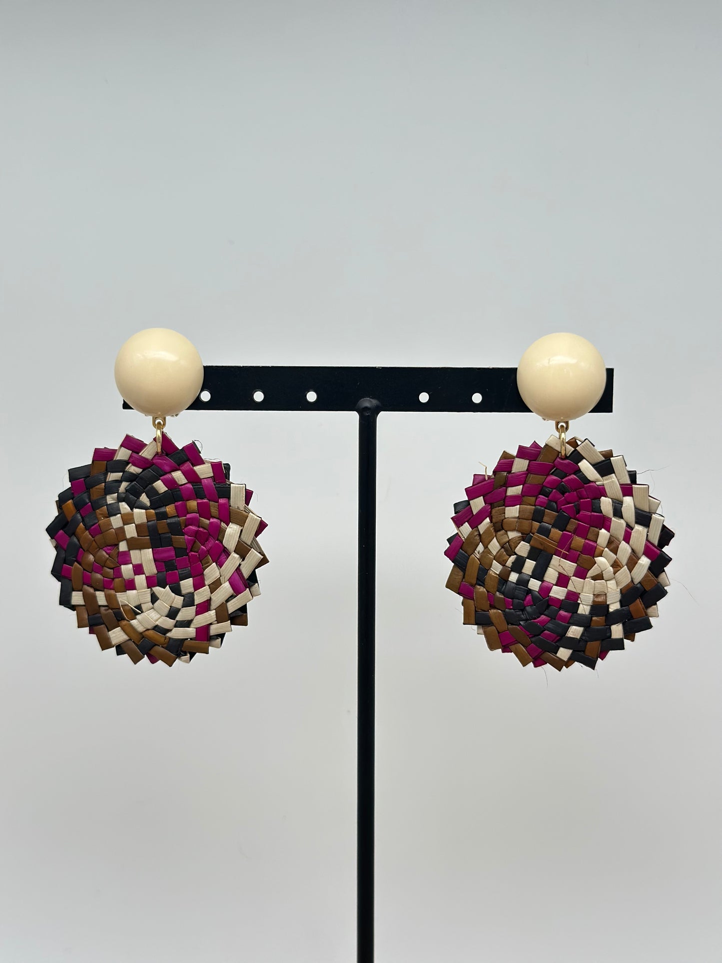 Boucles d’oreilles RAMBOUTAN  - Francine BRAMLI