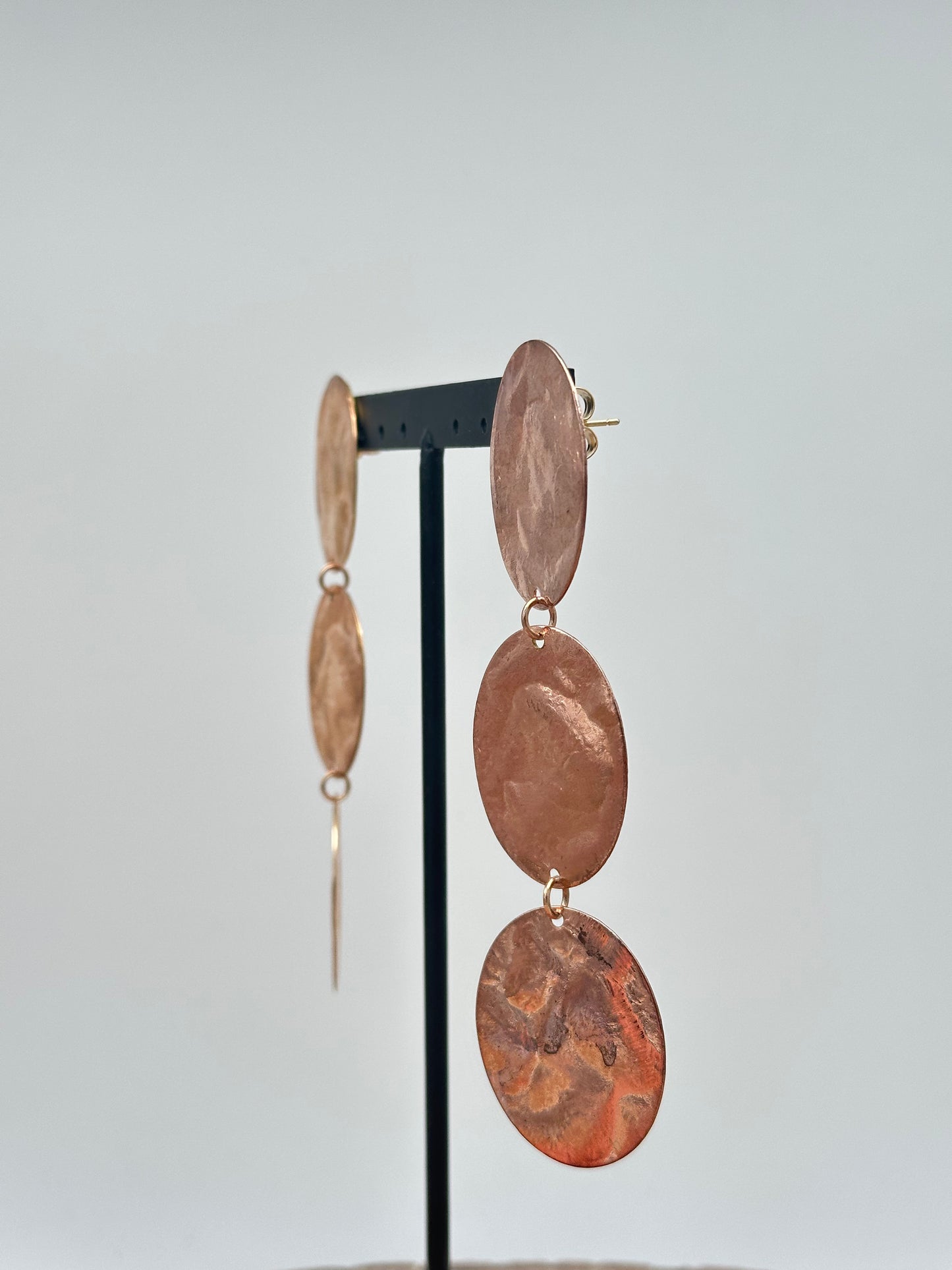 Boucles d’oreilles plaques - Francine BRAMLI
