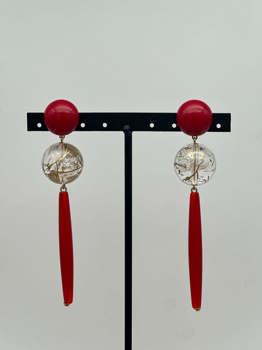 Boucles d’oreilles Bâton - Francine BRAMLI