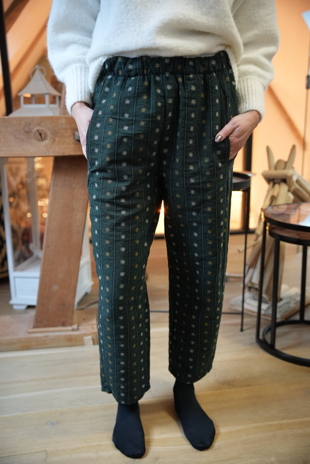 Pantalon marguerites