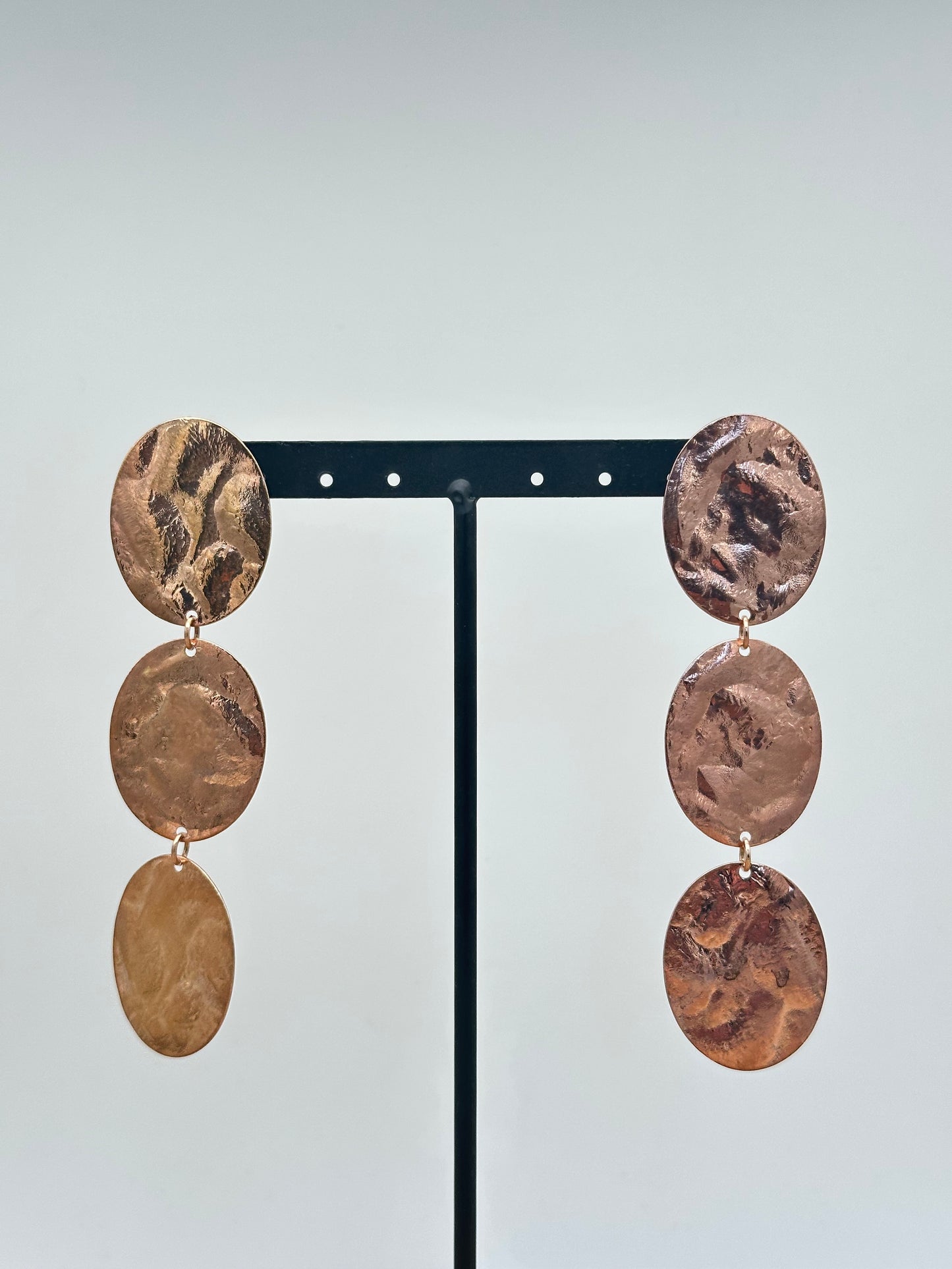 Boucles d’oreilles plaques - Francine BRAMLI