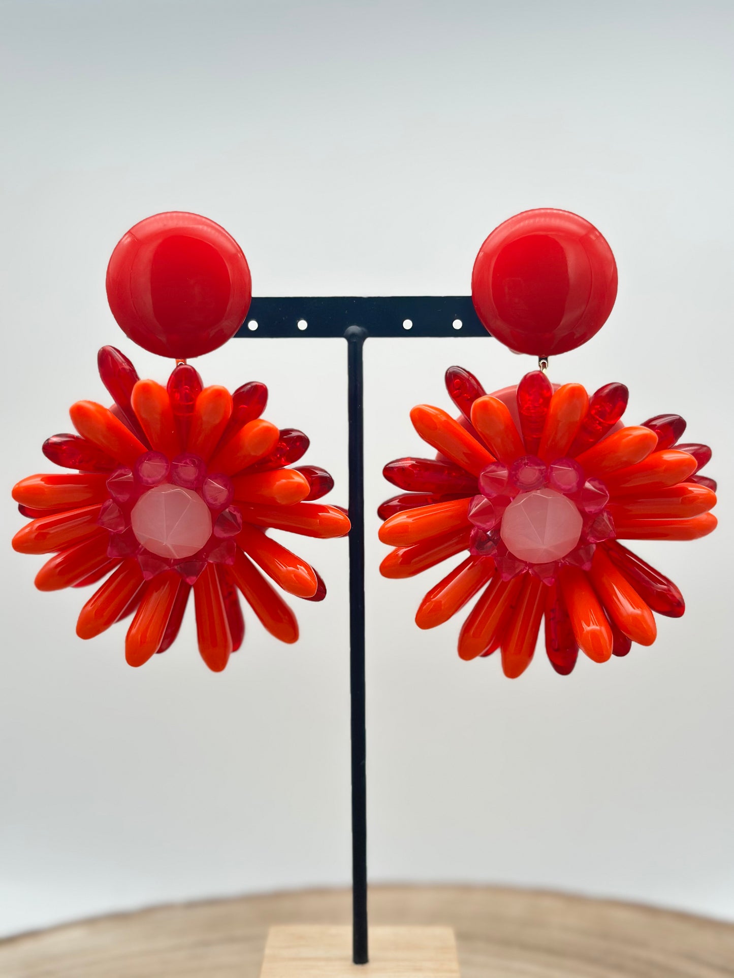 Boucles d’oreilles fleur