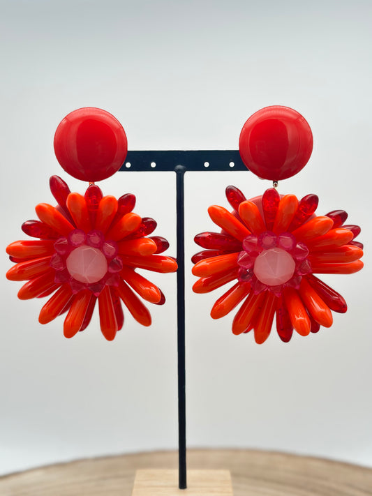 Boucles d’oreilles fleur