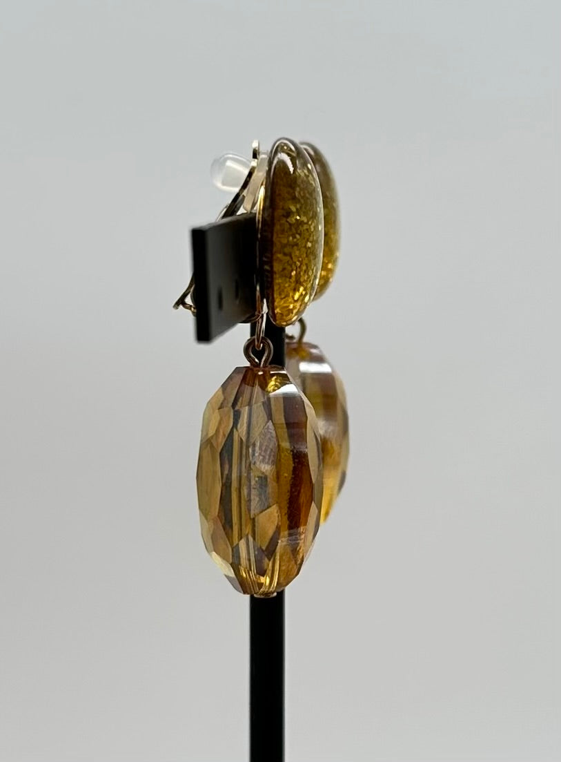 BOUCLES D'OREILLES ÉLÉMENTS SCINTILLANTS - Francine BRAMLI
