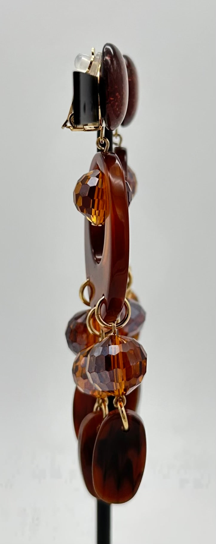 BOUCLES D'OREILLES ÉLÉMENTS SCINTILLANTS Francine BRAMLI