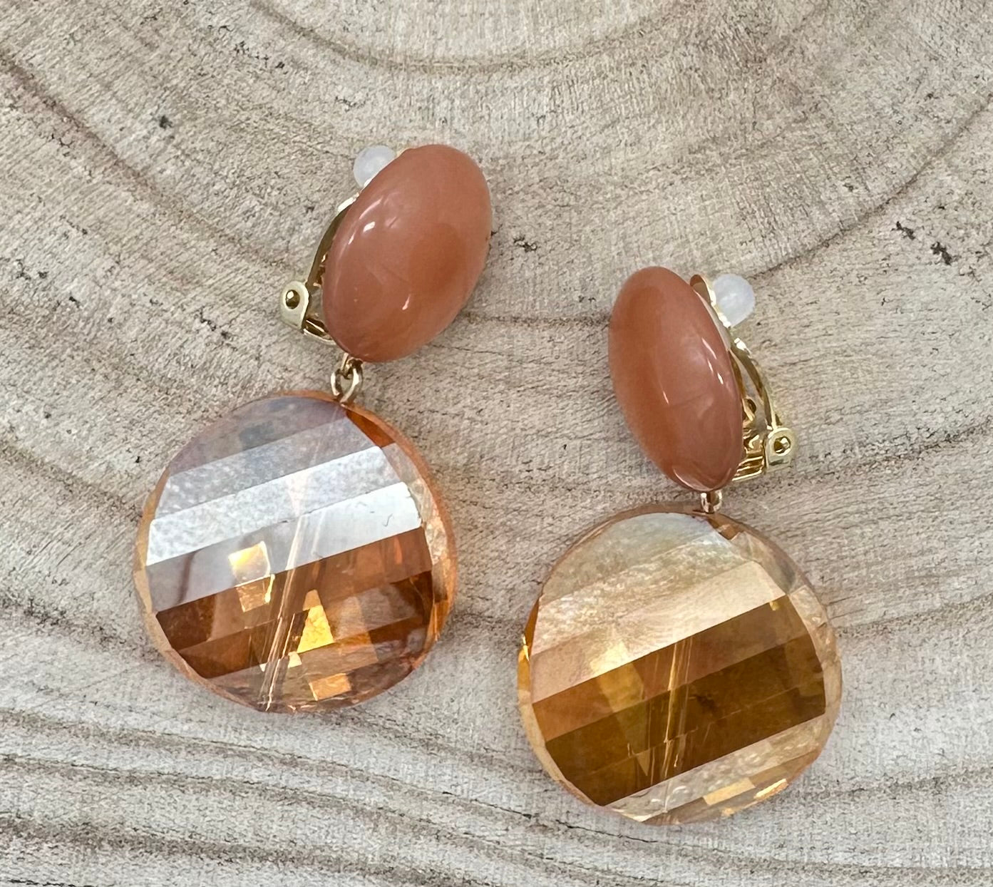 BOUCLES D'OREILLES ÉLÉMENTS SCINTILLANTS - Francine BRAMLI