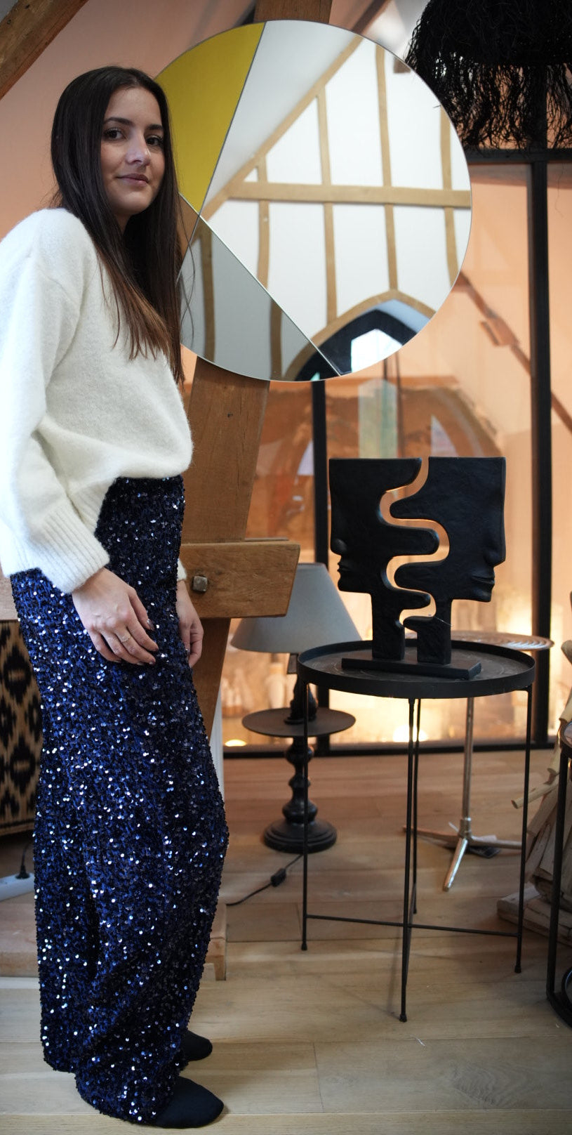 Pantalon à sequins